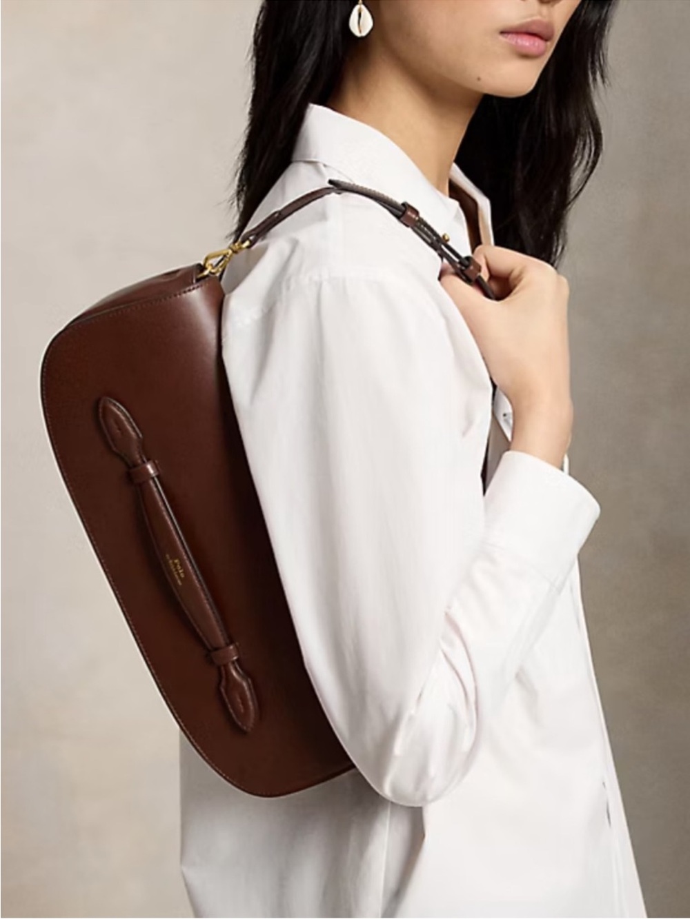 Ralph Lauren Bellport Leather Long-Flap Clutch